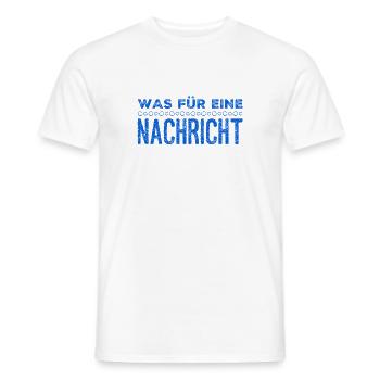 das kam unerwartet - Männer T-Shirt - Weiß - Vorne - AI Model Male 178 dark (178cm)