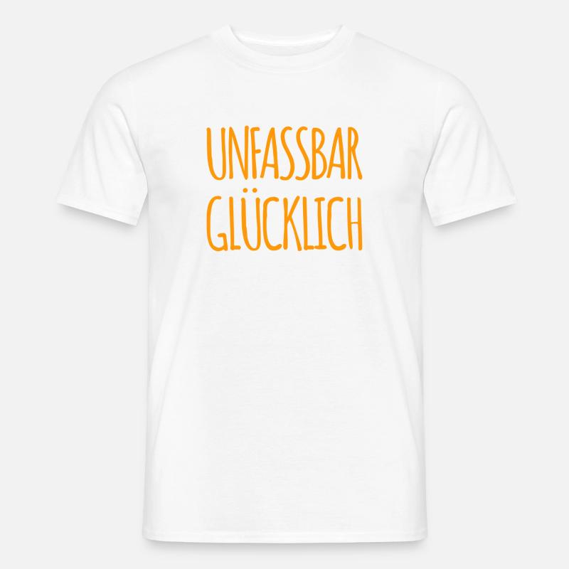ich bin gut gelaunt - Männer T-Shirt - Weiß