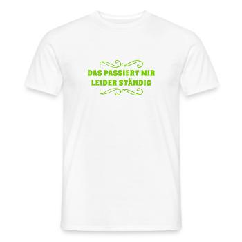 das kenne ich bereits - Männer T-Shirt - Weiß - Vorne - AI Model Male 178 dark (178cm)