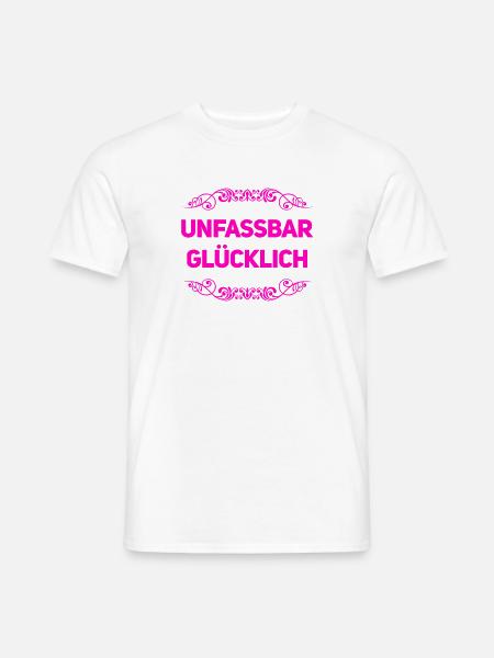 ich habe gute Laune - Männer T-Shirt - Weiß