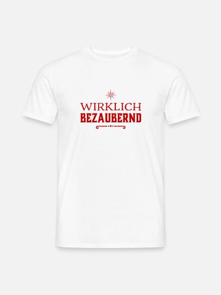 richtig bezaubernd - Männer T-Shirt - Weiß