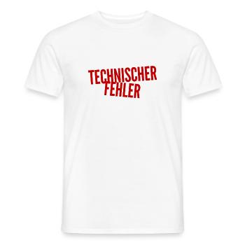 hier ist was faul - Männer T-Shirt - Weiß - Vorne - AI Model Male 178 dark (178cm)
