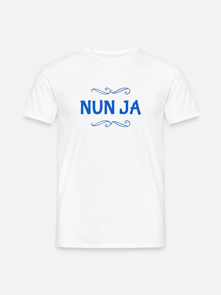 was soll ich sagen - Männer T-Shirt - Weiß