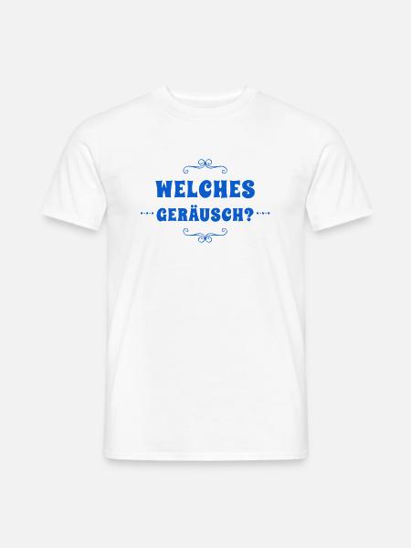 welches Geräusch? - Männer T-Shirt - Weiß