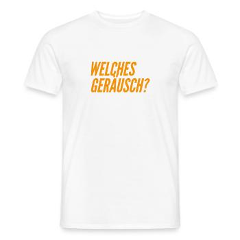 ich kann nichts hören - Männer T-Shirt - Weiß - Vorne - AI Model Male 178 dark (178cm)