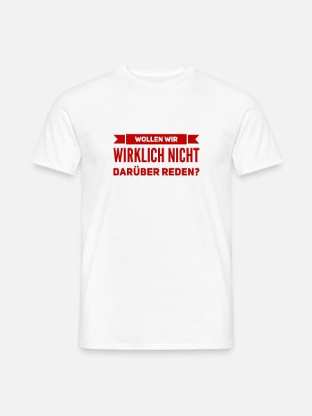 sprechen wir miteinander - Männer T-Shirt - Weiß