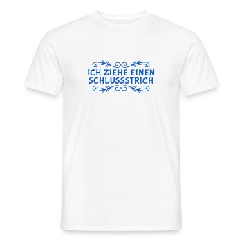 ich schließe damit ab - Männer T-Shirt - Weiß - Vorne - AI Model Male 178 dark (178cm)