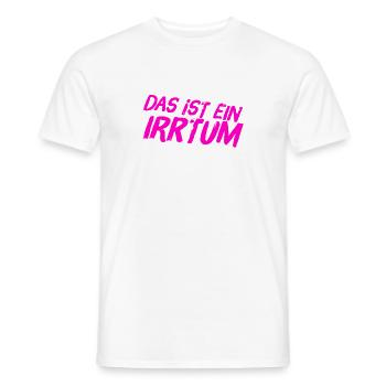 da liegst du falsch - Männer T-Shirt - Weiß - Vorne - AI Model Male 178 dark (178cm)