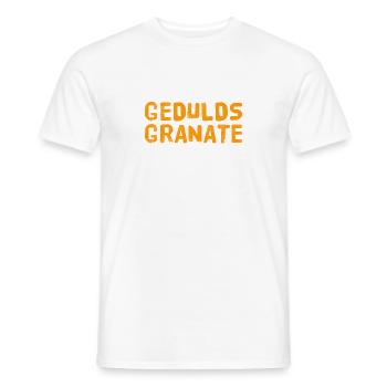 Geduldsgranate - Männer T-Shirt - Weiß - Vorne - AI Model Male 178 dark (178cm)