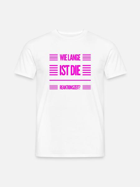 wie schnell geht es? - Männer T-Shirt - Weiß