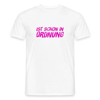 alles ok - Männer T-Shirt - Weiß - Vorne - AI Model Male 178 dark (178cm)