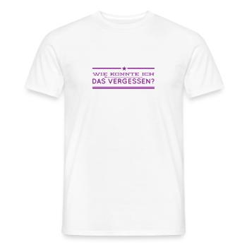 ich bin konfus - Männer T-Shirt - Weiß - Vorne - AI Model Male 178 dark (178cm)