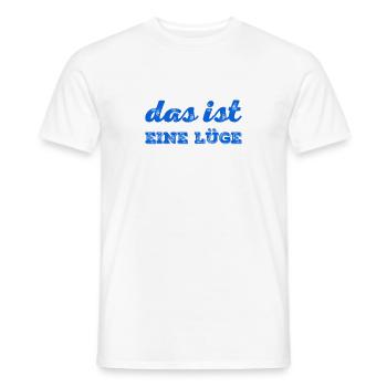 ich mag keine Lügen - Männer T-Shirt - Weiß - Vorne - AI Model Male 178 dark (178cm)
