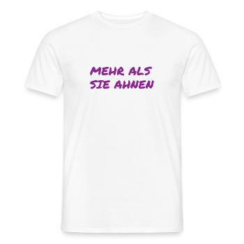 ich bin eine Überraschung - Männer T-Shirt - Weiß - Vorne - AI Model Male 178 dark (178cm)