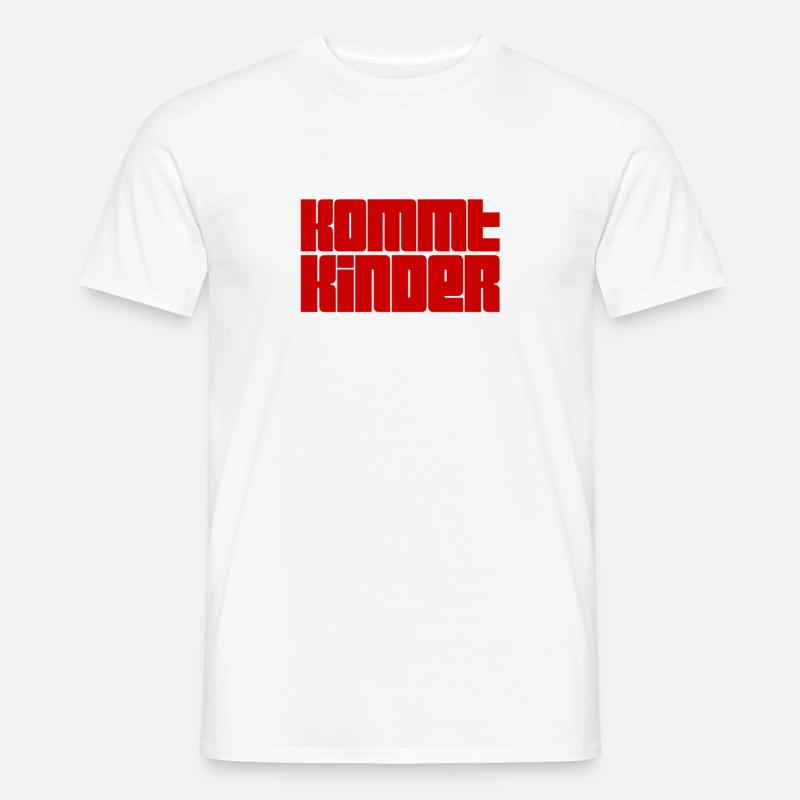 auf geht es - Männer T-Shirt - Weiß