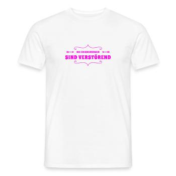 verstörende Erinnerungen - Männer T-Shirt - Weiß - Vorne - AI Model Male 178 dark (178cm)