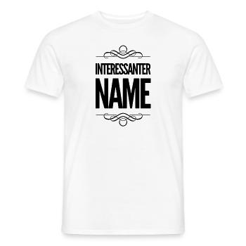 Toller Name - Männer T-Shirt - Weiß - Vorne - AI Model Male 178 dark (178cm)