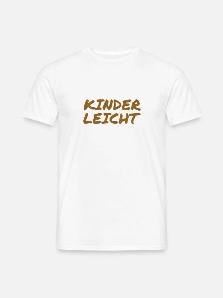 das ist ganz leicht - Männer T-Shirt - Weiß