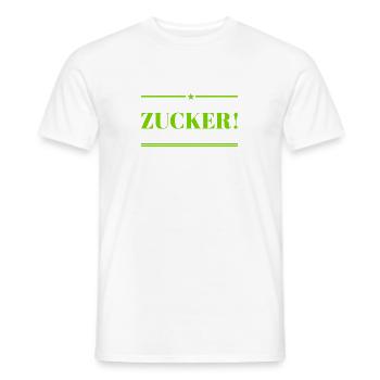 genial - Männer T-Shirt - Weiß - Vorne - AI Model Male 178 dark (178cm)