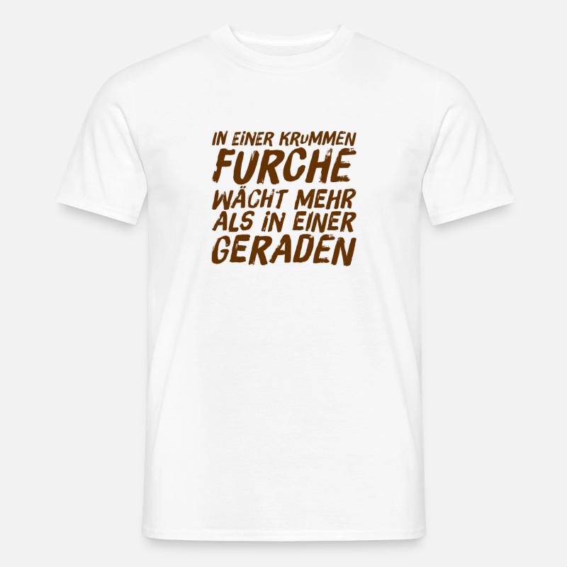 nimm dich an - Männer T-Shirt - Weiß
