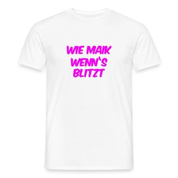 das ist schockierend - Männer T-Shirt - Weiß - Vorne - AI Model Male 178 dark (178cm)