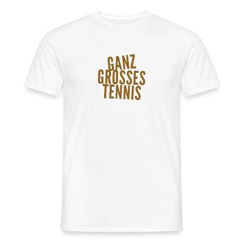 wie genial - Männer T-Shirt - Weiß - Vorne - AI Model Male 178 dark (178cm)
