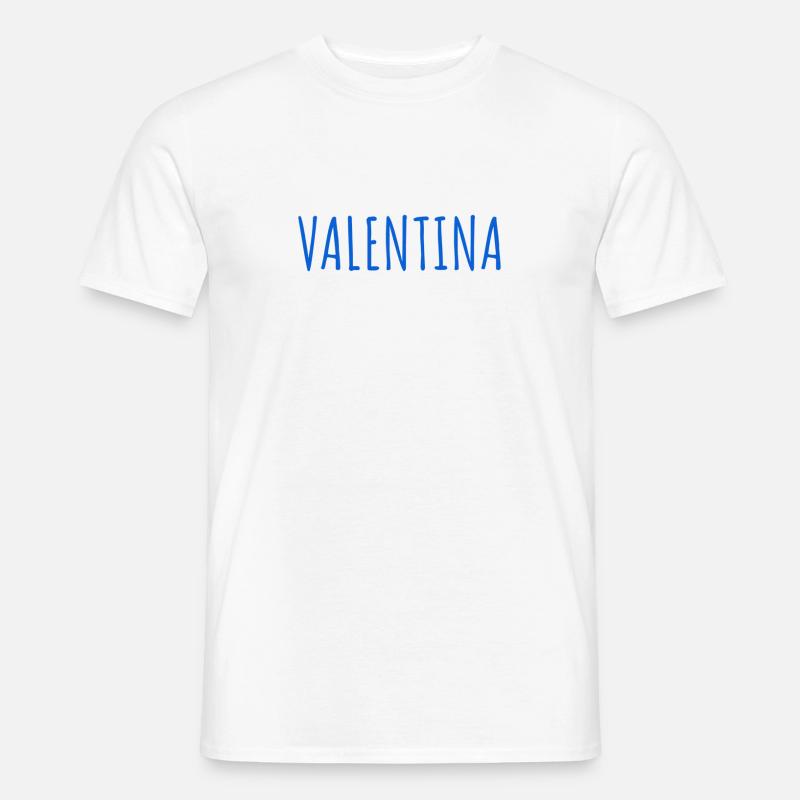 ich bin eine Valentina - Männer T-Shirt - Weiß