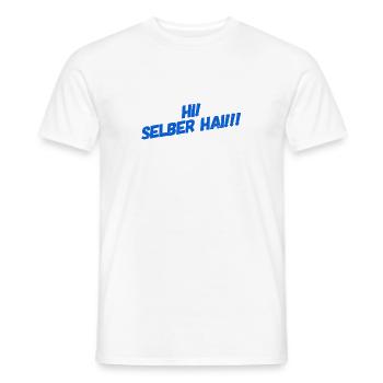 unter Haien - Männer T-Shirt - Weiß - Vorne - AI Model Male 178 dark (178cm)