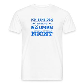 ich sehe schlecht - Männer T-Shirt - Weiß - Vorne - AI Model Male 178 dark (178cm)
