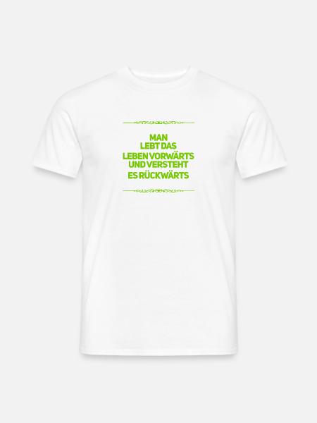 die Weisheit des Alters - Männer T-Shirt - Weiß