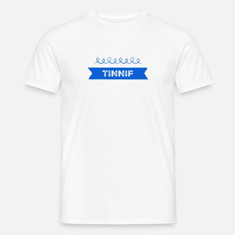 so ein Tinnif - Männer T-Shirt - Weiß