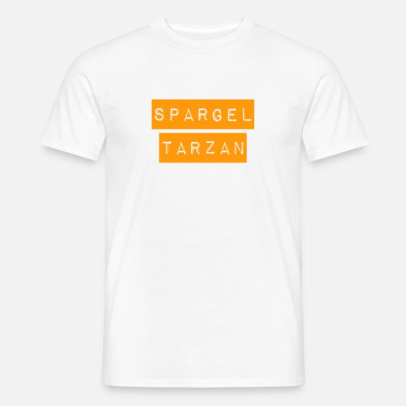 ich bin dünn - Männer T-Shirt - Weiß