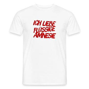 ich mag das Vergessen - Männer T-Shirt - Weiß - Vorne - AI Model Male 178 dark (178cm)
