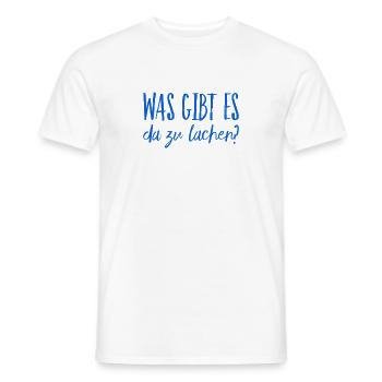 das ist nicht zum lachen - Männer T-Shirt - Weiß - Vorne - AI Model Male 178 dark (178cm)