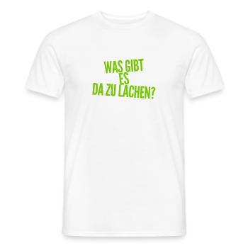 das ist nicht komisch - Männer T-Shirt - Weiß - Vorne - AI Model Male 178 dark (178cm)