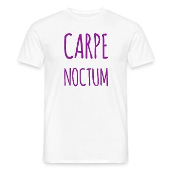 die Nacht ist super - Männer T-Shirt - Weiß - Vorne - AI Model Male 178 dark (178cm)