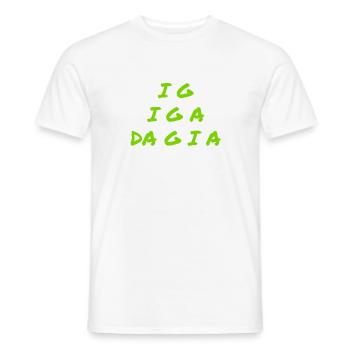 ich verschwinde - Männer T-Shirt - Weiß - Vorne - AI Model Male 178 dark (178cm)