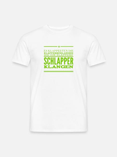 Zungenbrecher sind genial - Männer T-Shirt - Weiß