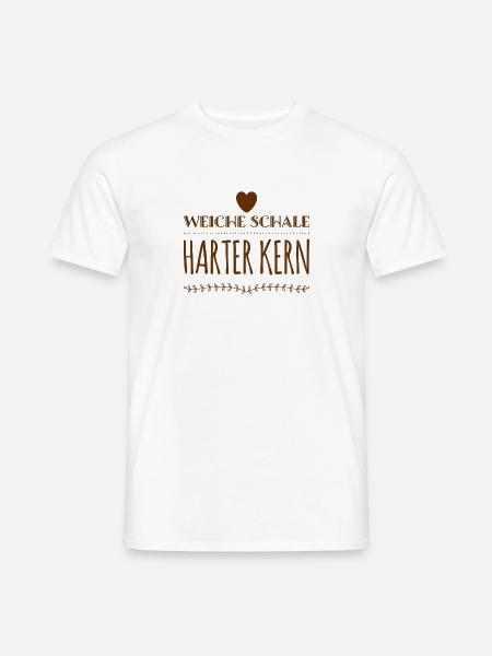 ich habe einen harten Kern - Männer T-Shirt - Weiß