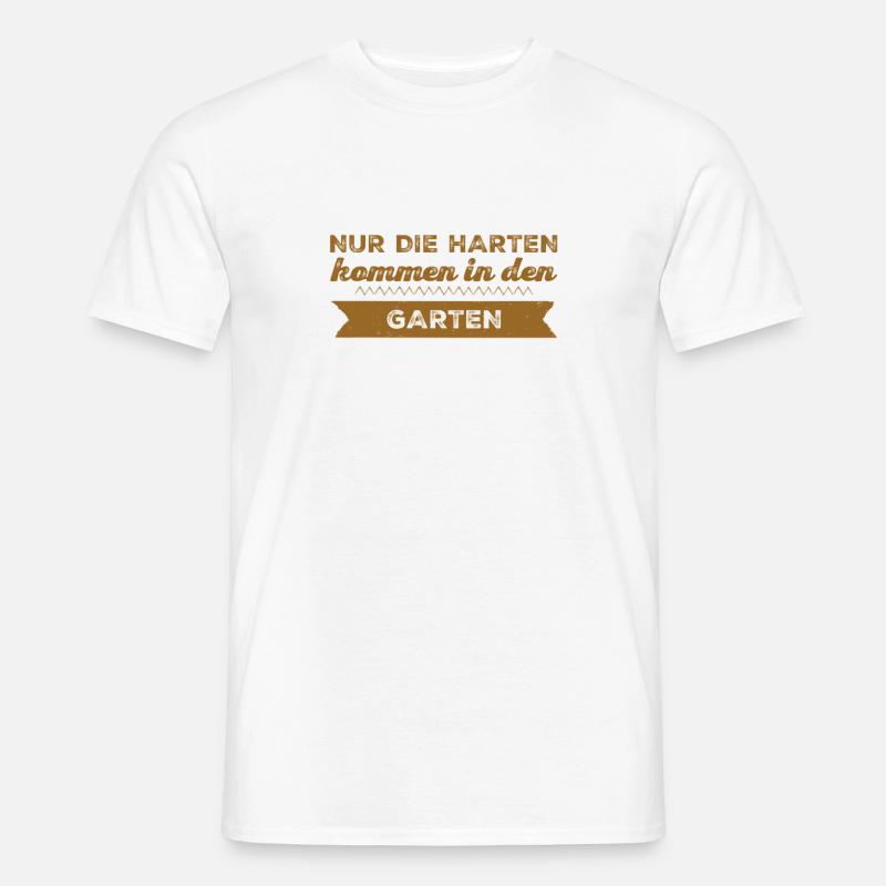 bist du hart? - Männer T-Shirt - Weiß