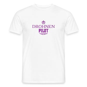 Drohnen sind mein Leben - Männer T-Shirt - Weiß - Vorne - AI Model Male 178 dark (178cm)