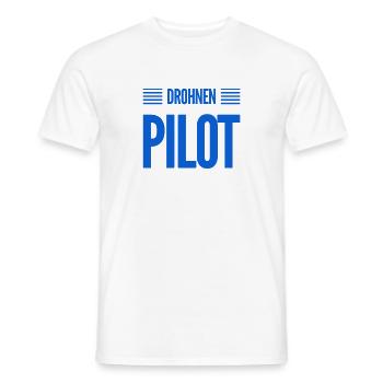 so sieht ein Drohnenpilot aus - Männer T-Shirt - Weiß - Vorne - AI Model Male 178 dark (178cm)