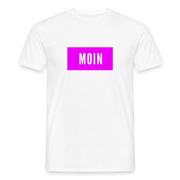 guten Tag auf norddeutsch - Männer T-Shirt - Weiß - Vorne - AI Model Male 178 dark (178cm)