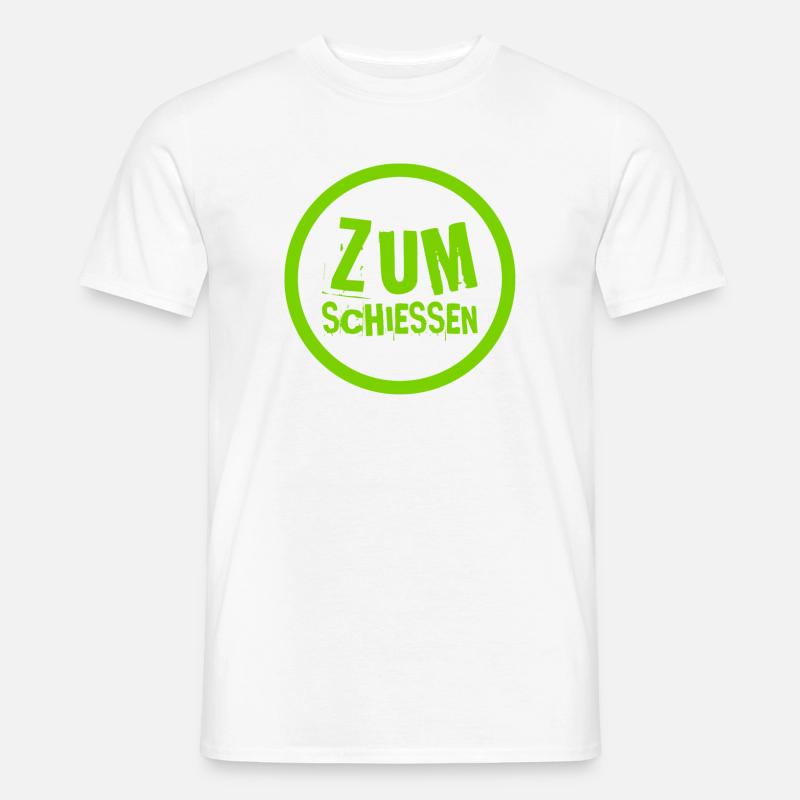 das ist komisch - Männer T-Shirt - Weiß