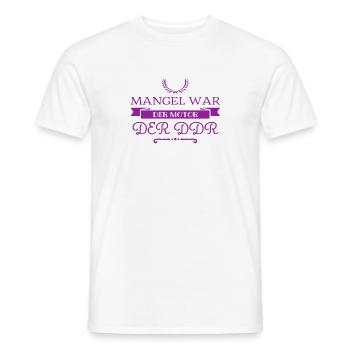 There wasn't much - Men's T-Shirt - white - Front - AI Model Male 178 dark (178cm)