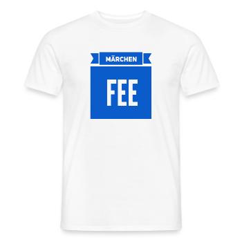 so sieht eine Märchenfee aus - Männer T-Shirt - Weiß - Vorne - AI Model Male 178 dark (178cm)