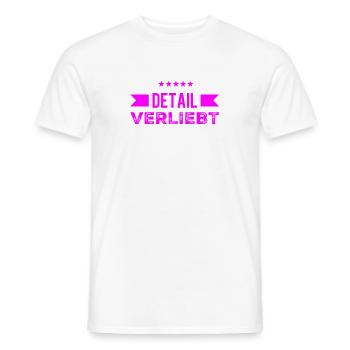 ich liebe Details - Männer T-Shirt - Weiß - Vorne - AI Model Male 178 dark (178cm)