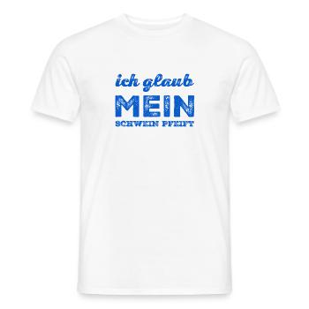 du spinnst wohl - Männer T-Shirt - Weiß - Vorne - AI Model Male 178 dark (178cm)
