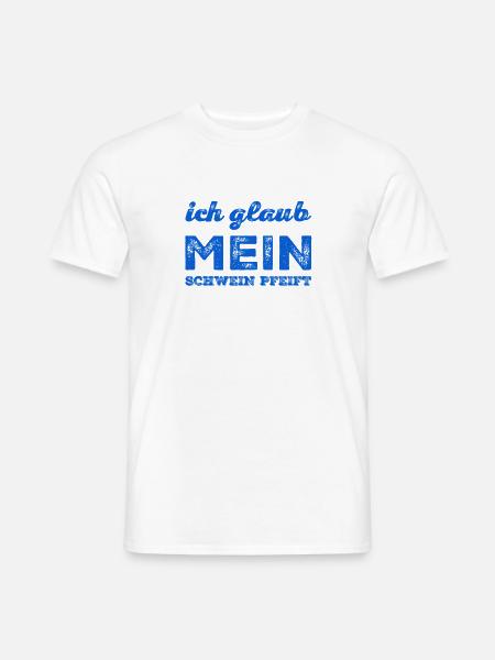 du spinnst wohl - Männer T-Shirt - Weiß