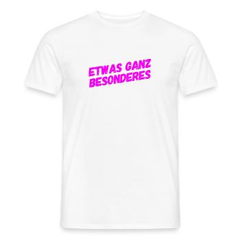 ganz besonders - Männer T-Shirt - Weiß - Vorne - AI Model Male 178 dark (178cm)